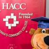 HACC w bear mascot