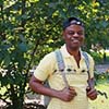 Black male standing outside Black male standing outside