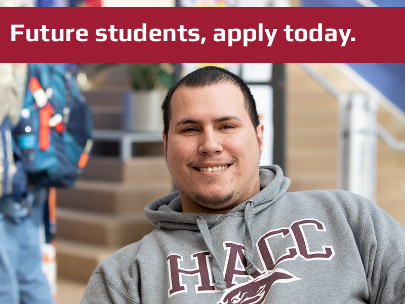 Future students, apply today.