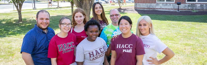 Group of HACC students