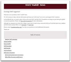HACC Yeah! News image