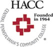 HACC's print sized logo